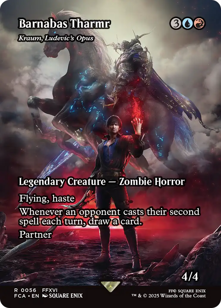 FOIL Barnabas Tharmr - Kraum, Ludevic's Opus (Showcase) (FCA-056) - FINAL FANTASY: Through the Ages - Magic The Gathering