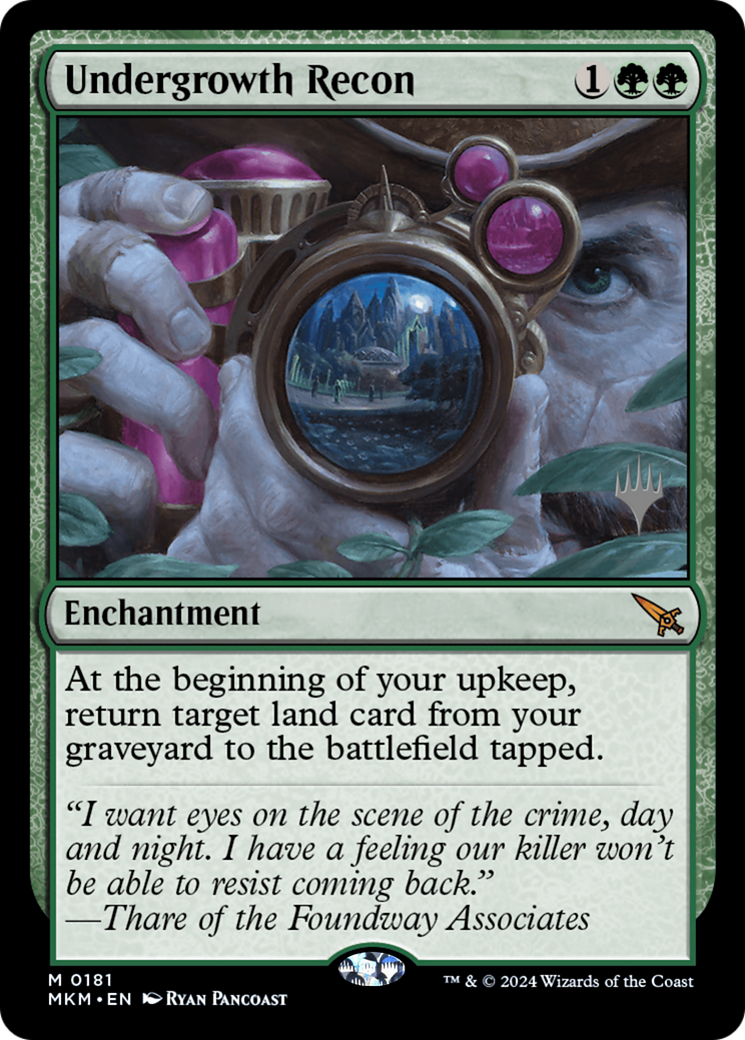 Undergrowth Recon (PPMKM-181) - Murders at Karlov Manor Promos - Magic The Gathering