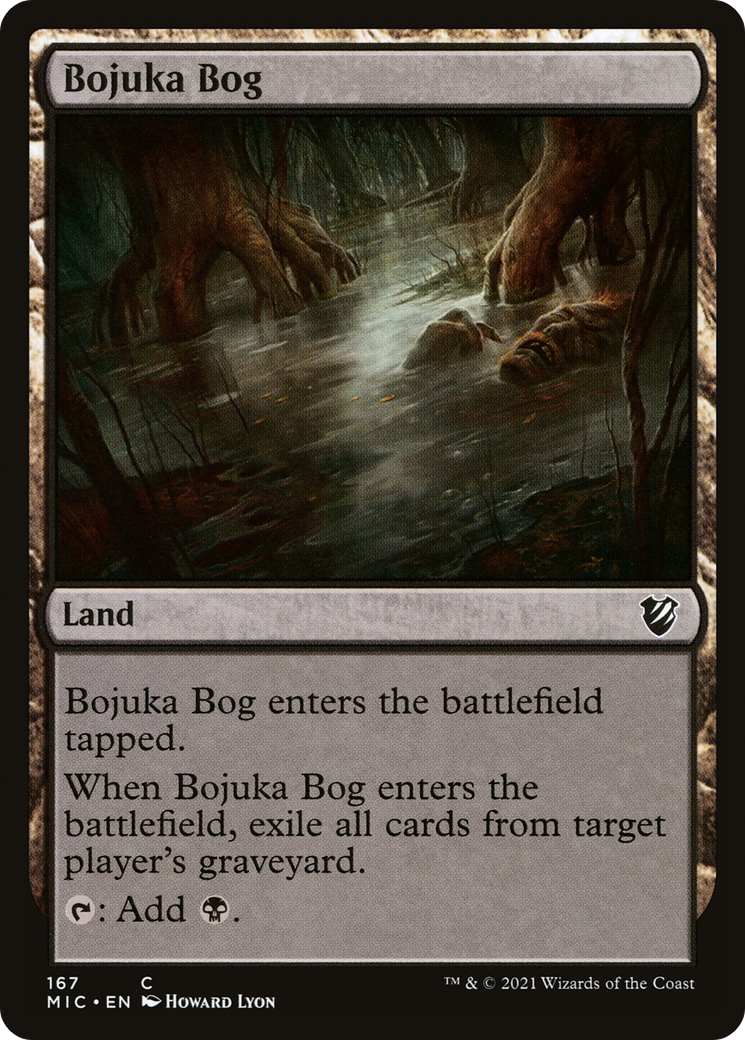 Bojuka Bog (MIC-167) - Midnight Hunt Commander - Magic The Gathering