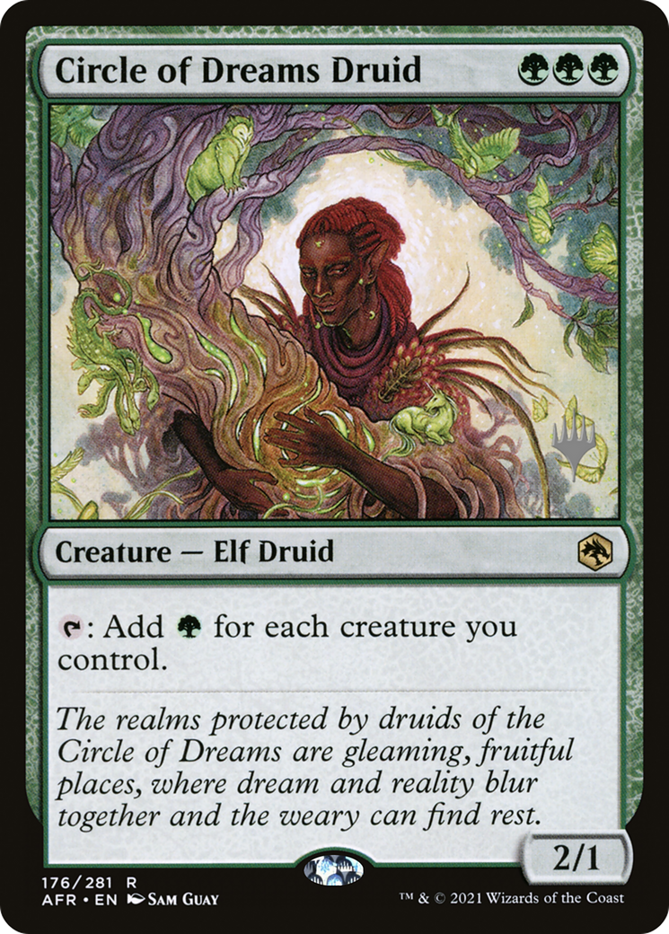 Circle of Dreams Druid (PPAFR-176P) - Adventures in the Forgotten Realms Promos - Magic The Gathering