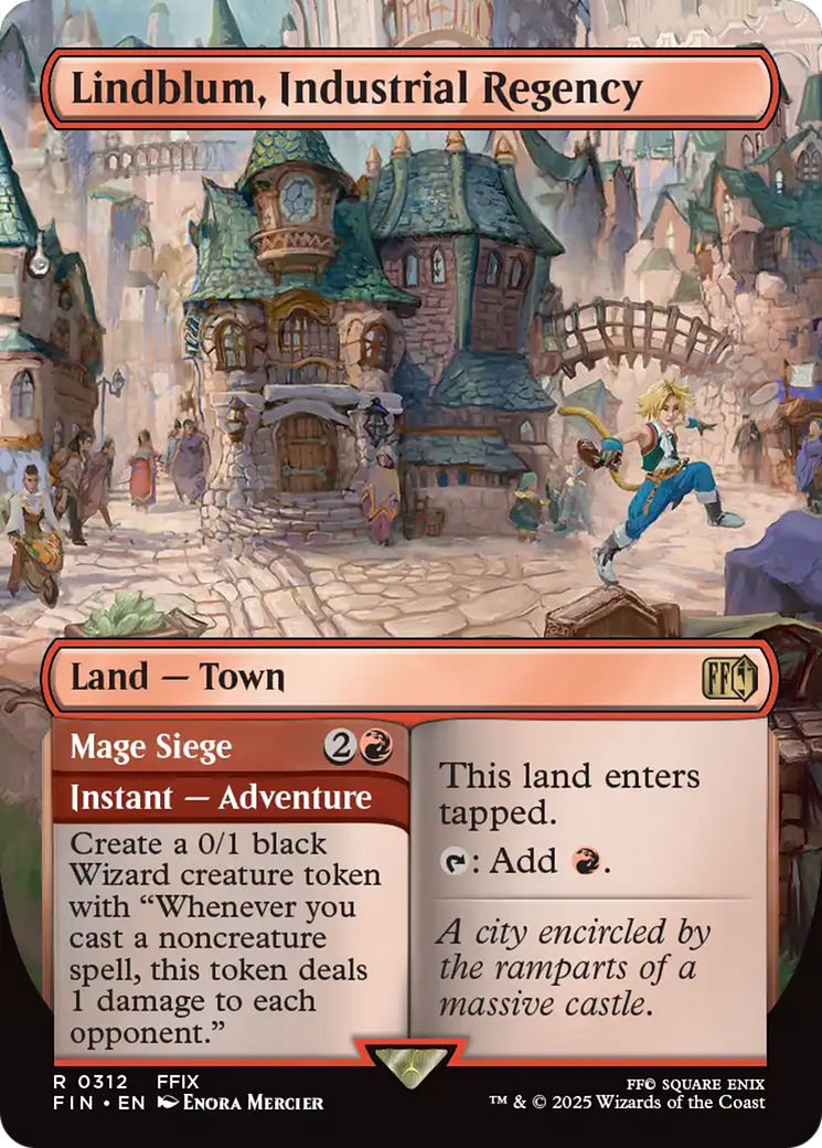 Lindblum, Industrial Regency // Mage Siege (FIN-312) - FINAL FANTASY - Magic The Gathering