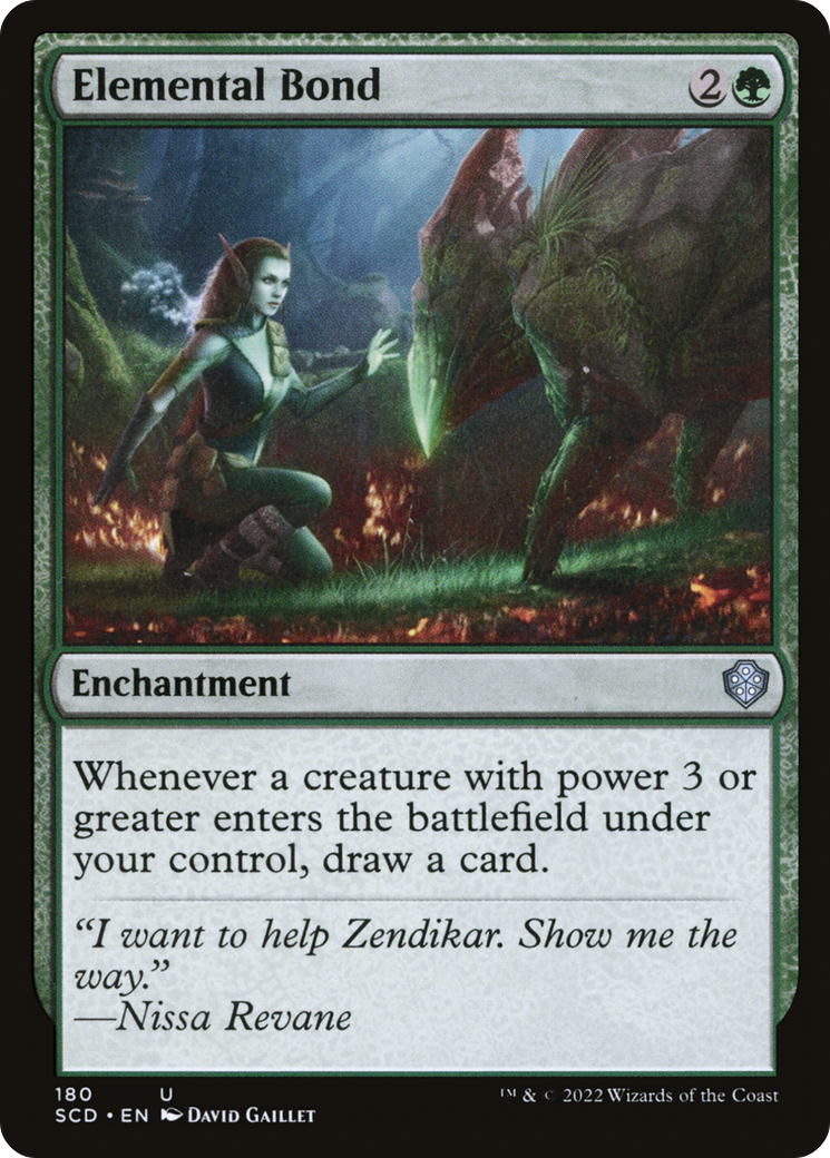 Elemental Bond (SCD-180) - Starter Commander Decks - Magic The Gathering