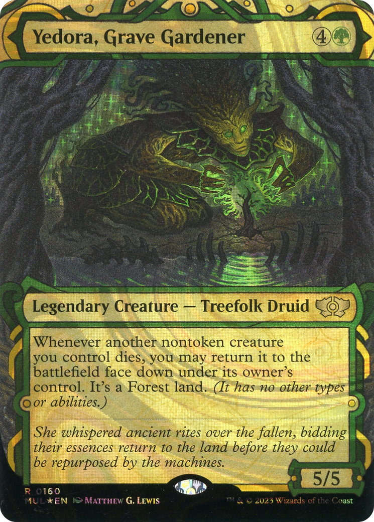 FOIL Yedora, Grave Gardener (Halo Foil) (MUL-160) - Multiverse Legends - Magic The Gathering