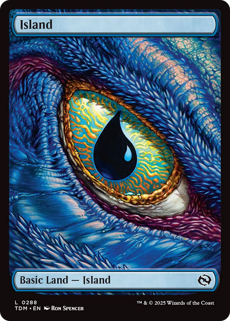 FOIL Island (TDM-288) - Tarkir: Dragonstorm - Magic The Gathering