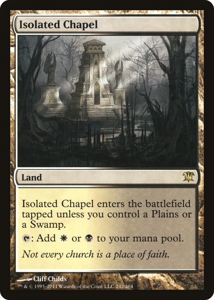 FOIL Isolated Chapel (ISD-242) - Innistrad - Magic The Gathering
