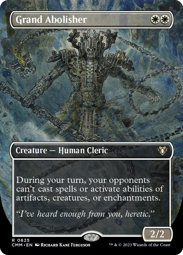 Grand Abolisher (Borderless) (CMM-625) - Commander Masters - Magic The Gathering