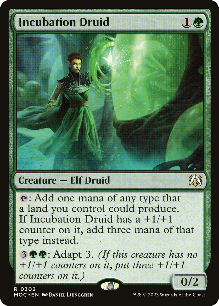 Incubation Druid (MOC-302) - March of the Machine Commander - Magic The Gathering
