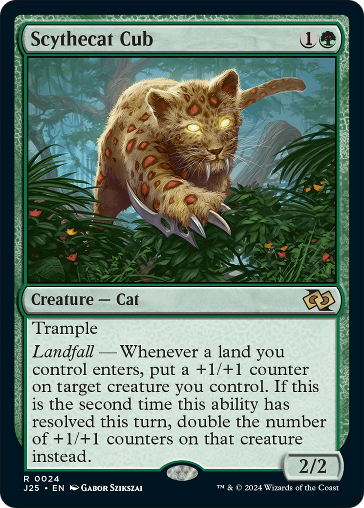 Scythecat Cub (J25-024) - Foundations Jumpstart - Magic The Gathering
