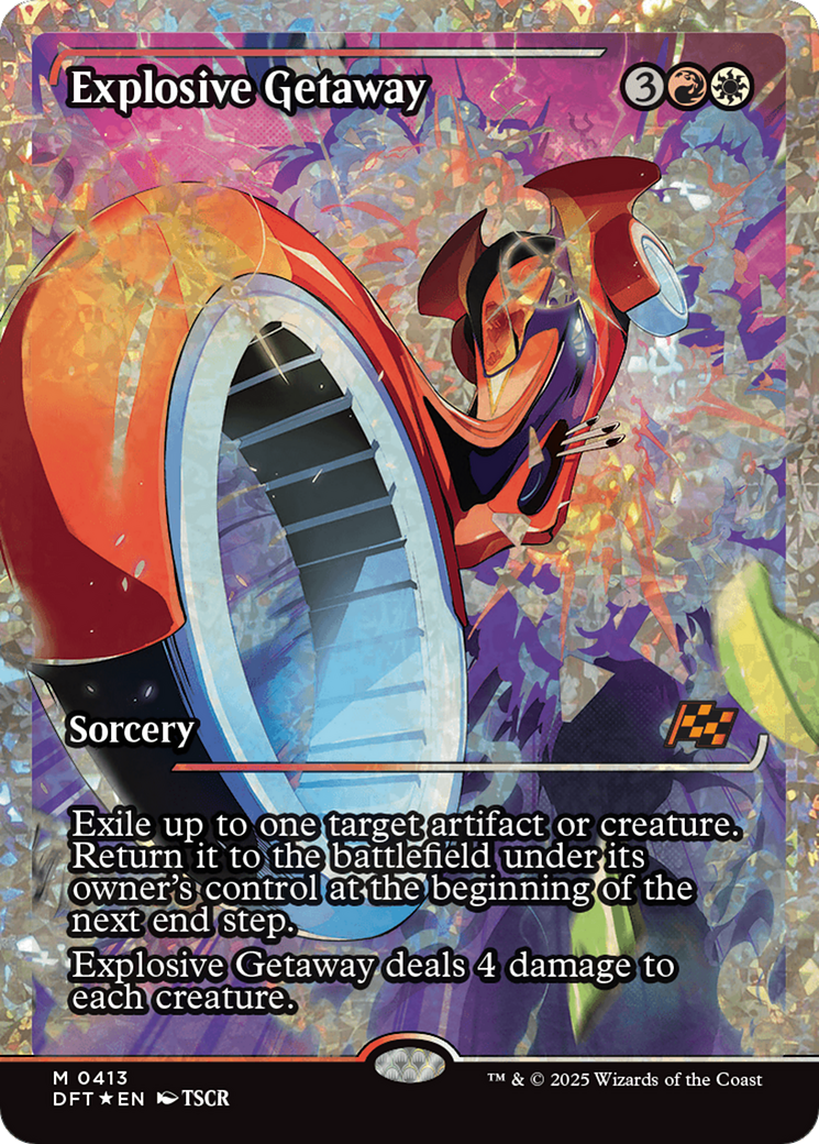 FOIL Explosive Getaway (DFT-413) - Aetherdrift - Magic The Gathering