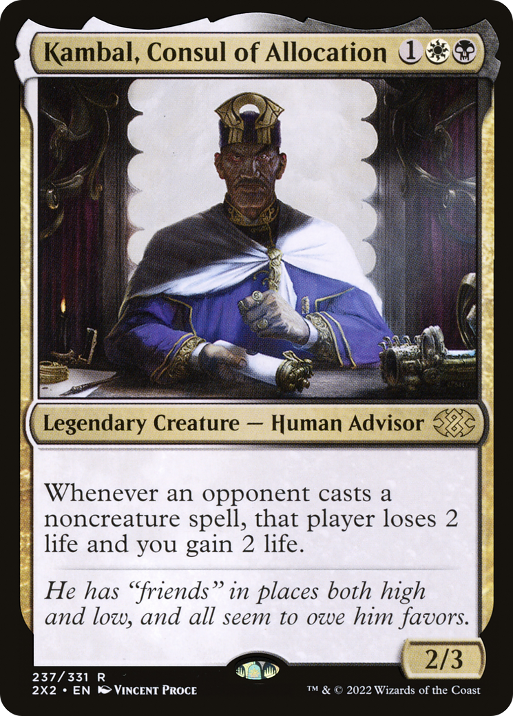 Kambal, Consul of Allocation (2X2-237) - Double Masters 2022 - Magic The Gathering