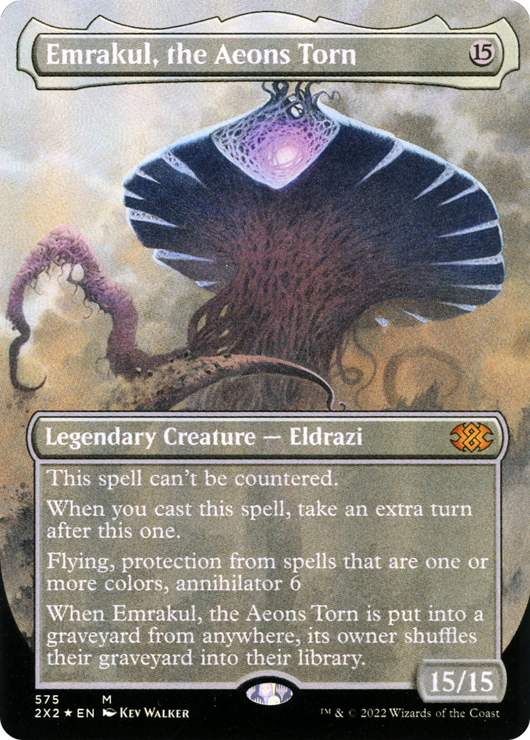 FOIL Emrakul, the Aeons Torn (Textured Foil) (2X2-575) - Double Masters 2022 - Magic The Gathering
