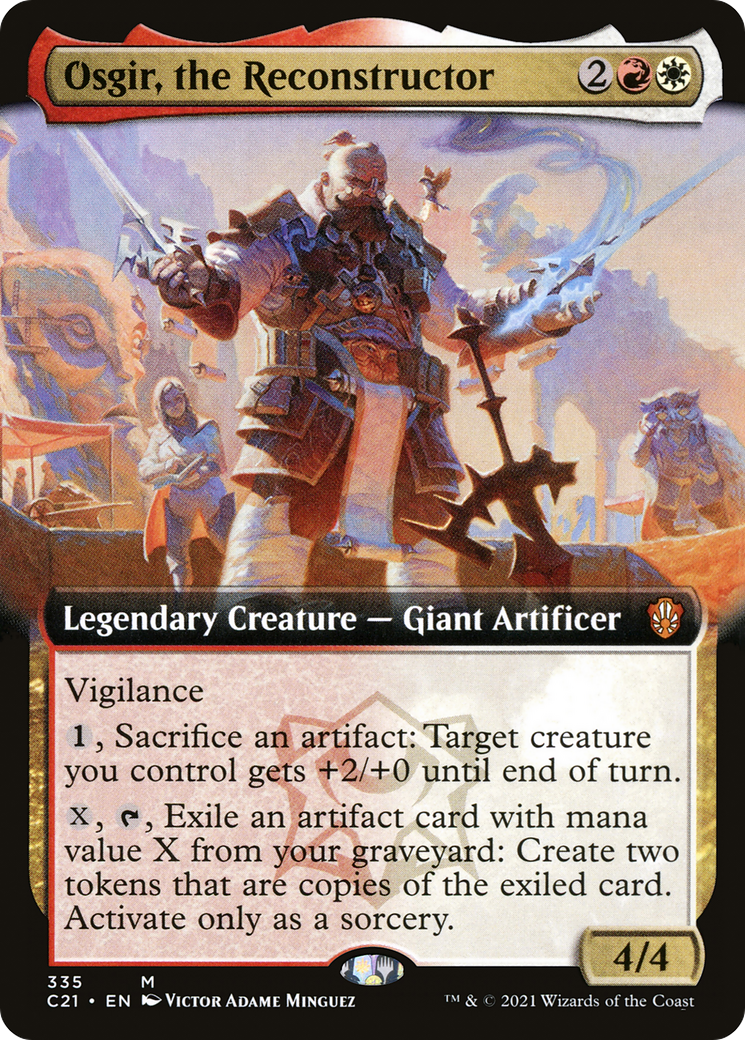 Osgir, the Reconstructor (Extended Art) (C21-335) - Commander 2021 - Magic The Gathering