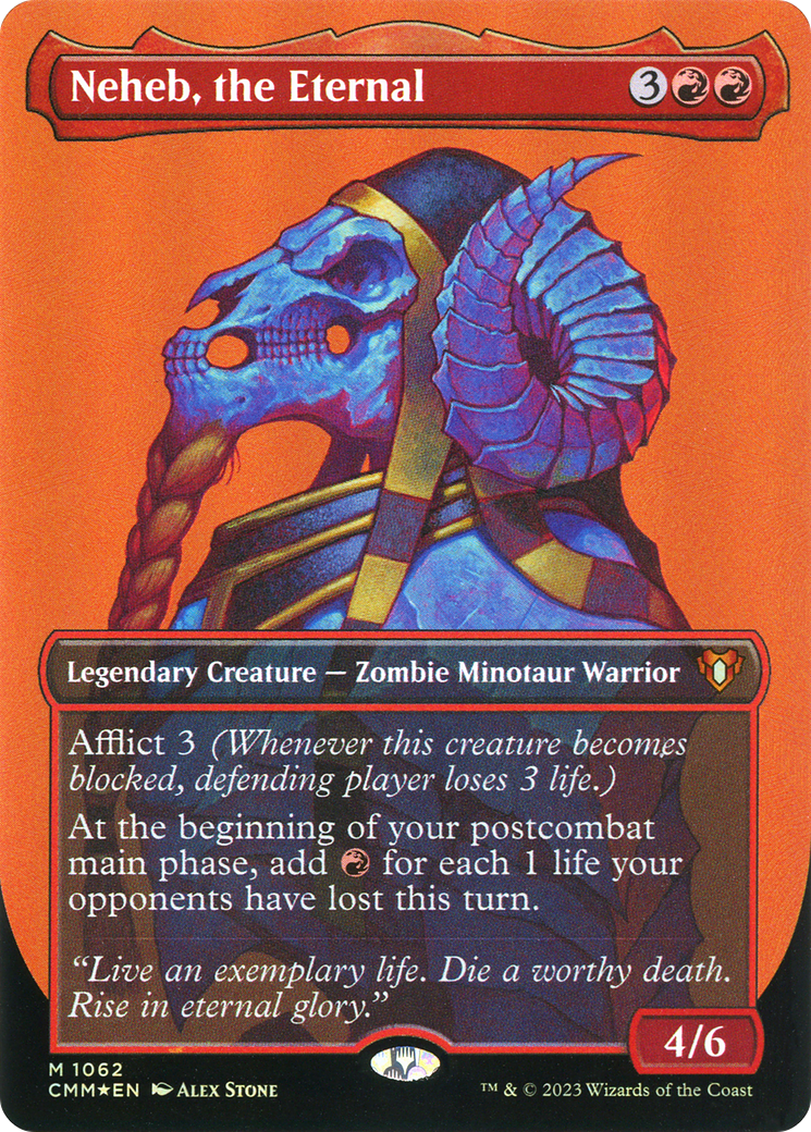FOIL Neheb, the Eternal (Textured Foil) (CMM-1062) - Commander Masters - Magic The Gathering