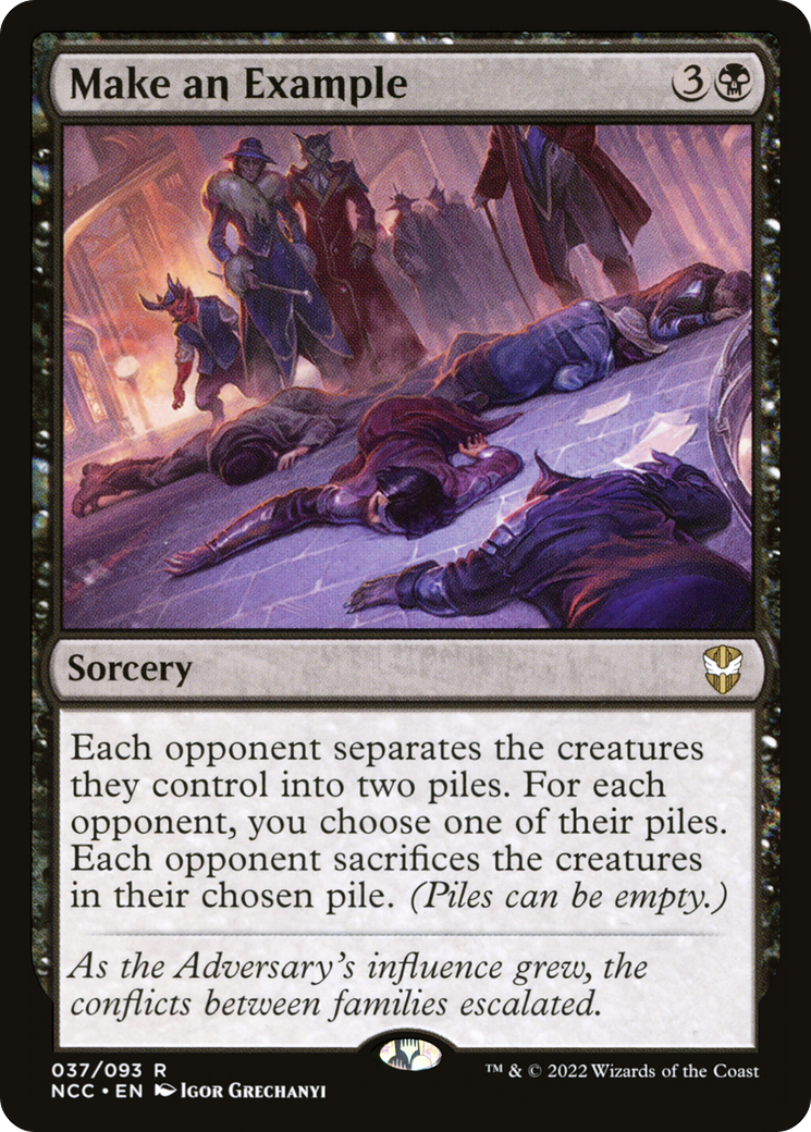Make an Example (NCC-037) - New Capenna Commander - Magic The Gathering