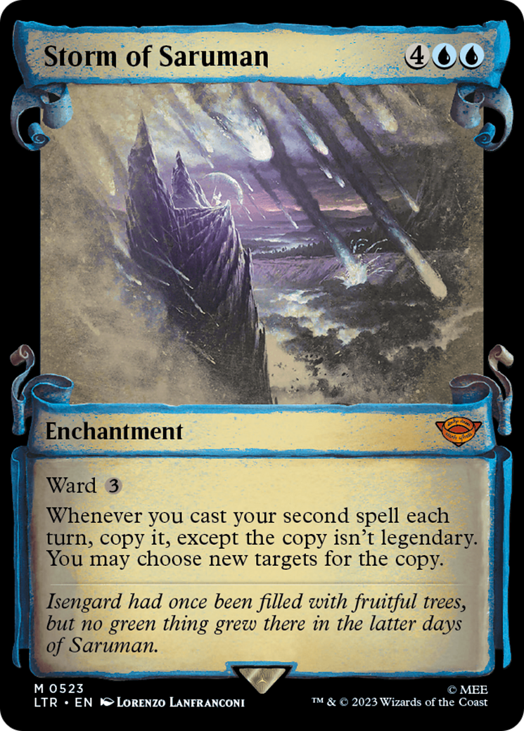 Storm of Saruman (Showcase Scrolls) (LTR-523) - The Lord of the Rings: Tales of Middle-earth - Magic The Gathering