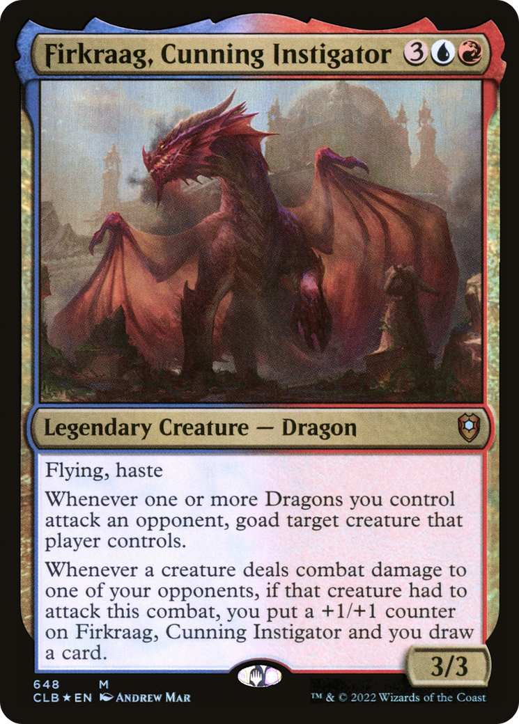 FOIL Firkraag, Cunning Instigator (CLB-648) - Commander Legends: Battle for Baldur's Gate - Magic The Gathering