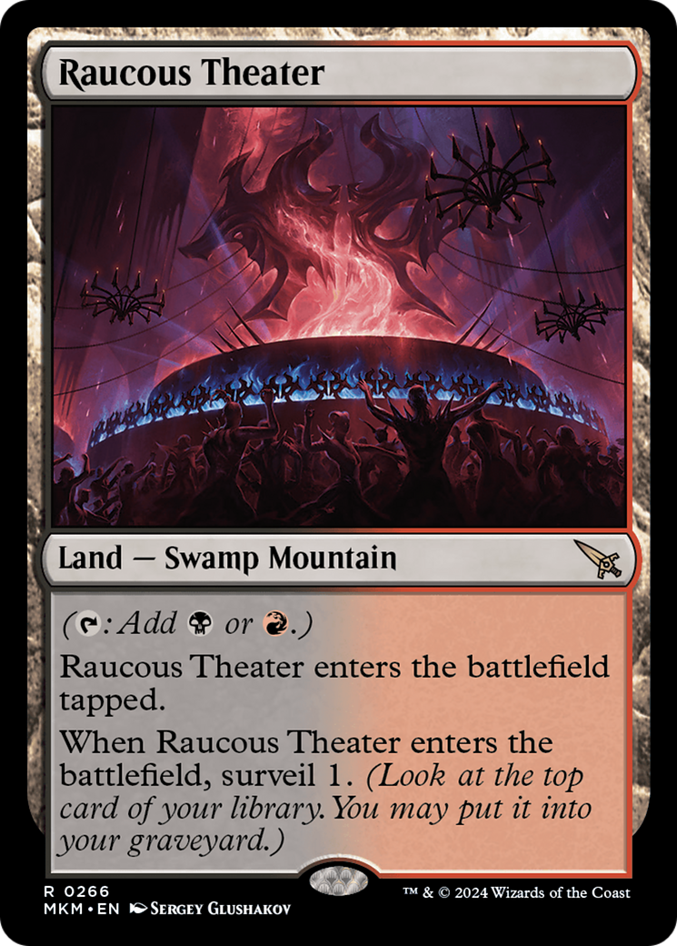 FOIL Raucous Theater (MKM-266) - Murders at Karlov Manor - Magic The Gathering