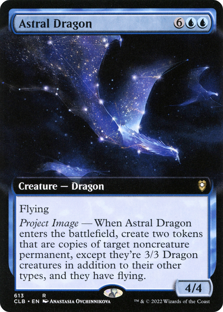 Astral Dragon (Extended Art) (CLB-613) - Commander Legends: Battle for Baldur's Gate - Magic The Gathering
