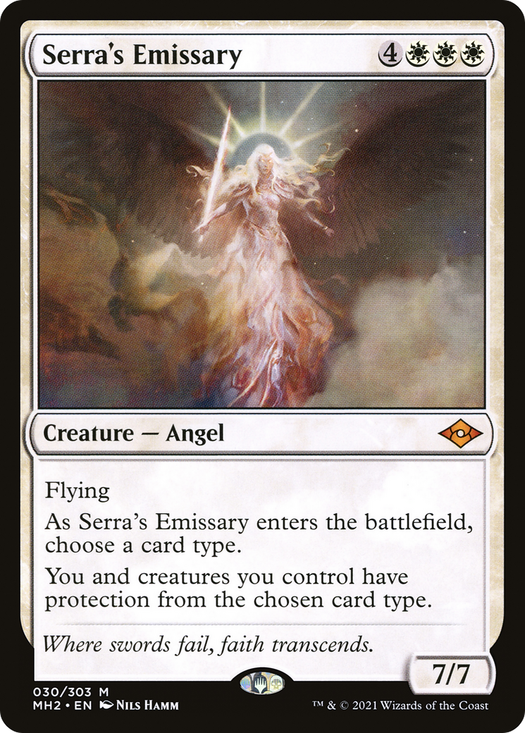 FOIL Serra's Emissary (MH2-030) - Modern Horizons 2 - Magic The Gathering