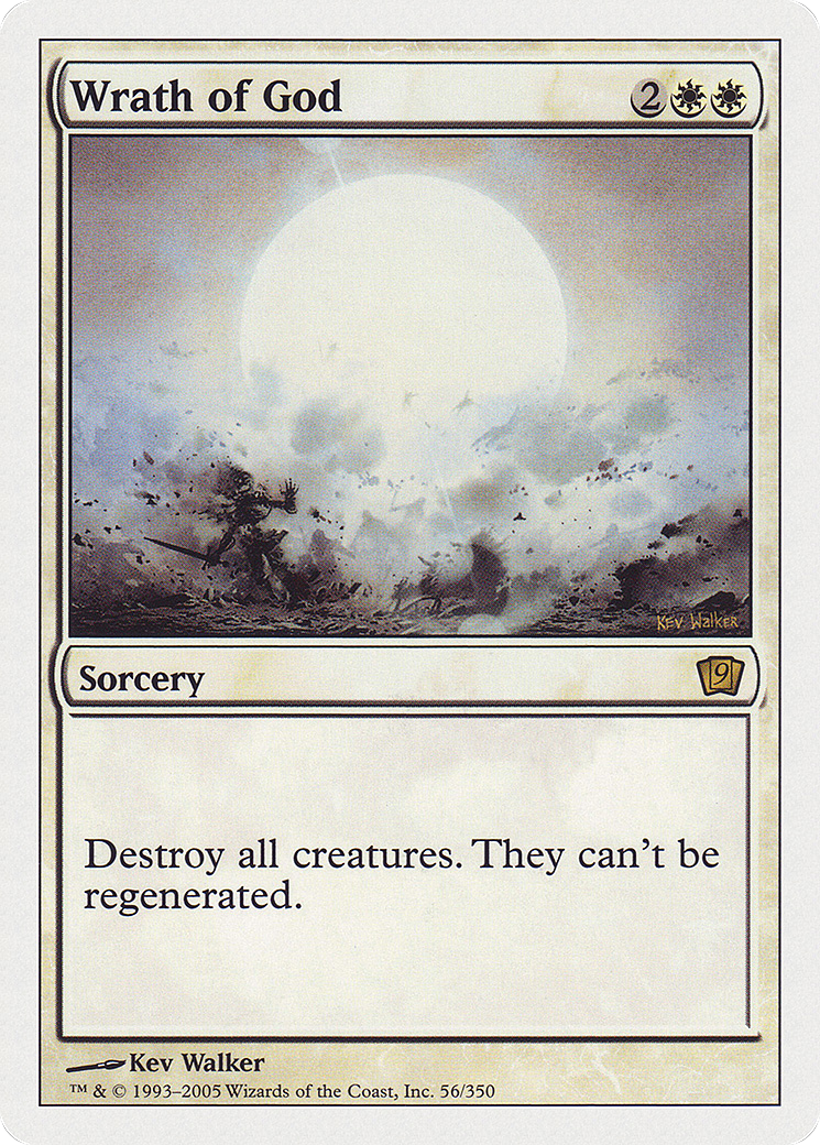 Wrath of God (9ED-056) - Ninth Edition - Magic The Gathering