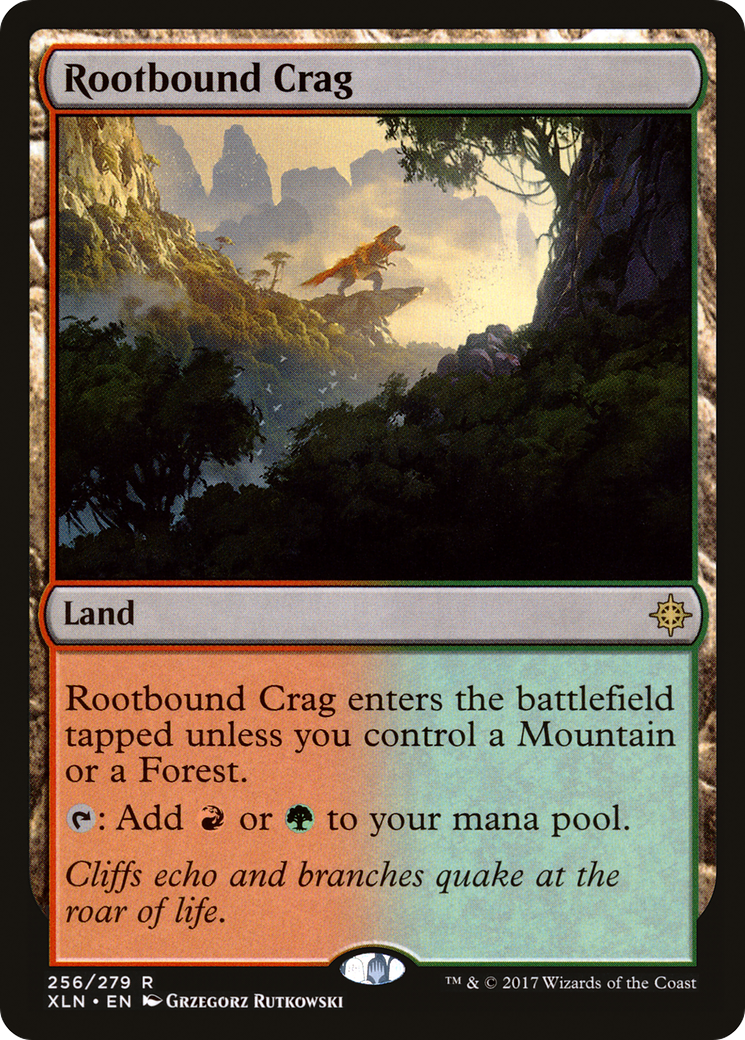 FOIL Rootbound Crag (XLN-256) - Ixalan - Magic The Gathering