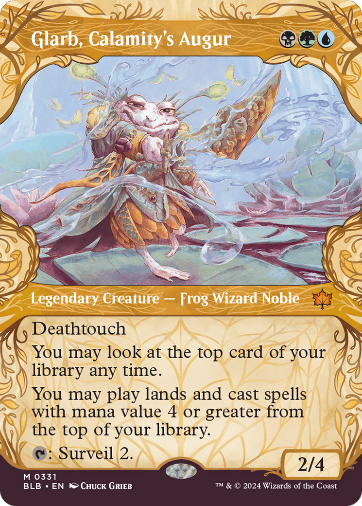 Glarb, Calamity's Augur (Showcase) (BLB-331) - Bloomburrow - Magic The Gathering