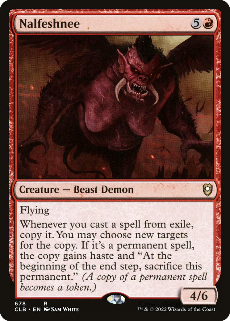 Nalfeshnee (CLB-678) - Commander Legends: Battle for Baldur's Gate - Magic The Gathering