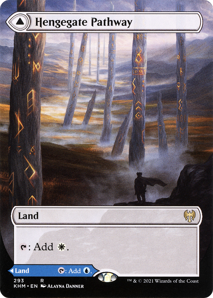 Hengegate Pathway (Borderless) (KHM-293) - Kaldheim - Magic The Gathering