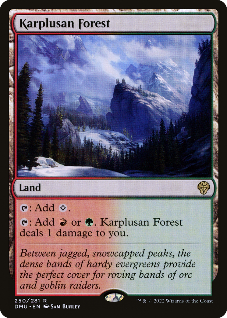 Karplusan Forest (DMU-250) - Dominaria United - Magic The Gathering