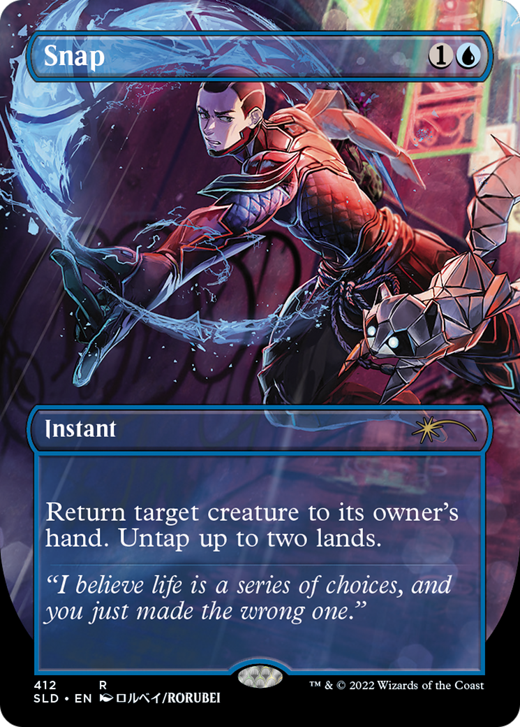 FOIL Snap (SLD-412) - Secret Lair Drop - Magic The Gathering