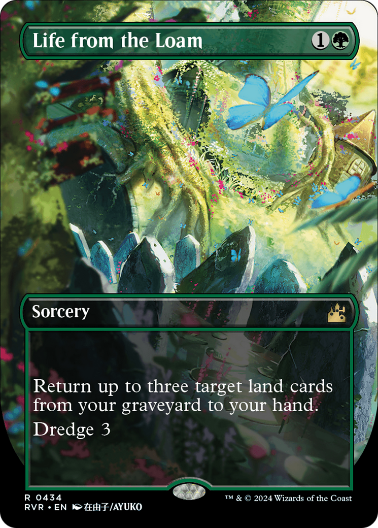 Life from the Loam (Anime Borderless) (RVR-434) - Ravnica Remastered - Magic The Gathering