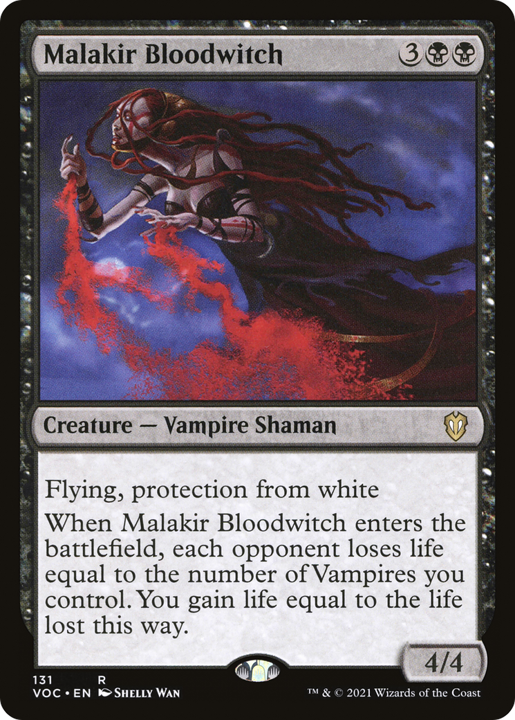 Malakir Bloodwitch (VOC-131) - Crimson Vow Commander - Magic The Gathering
