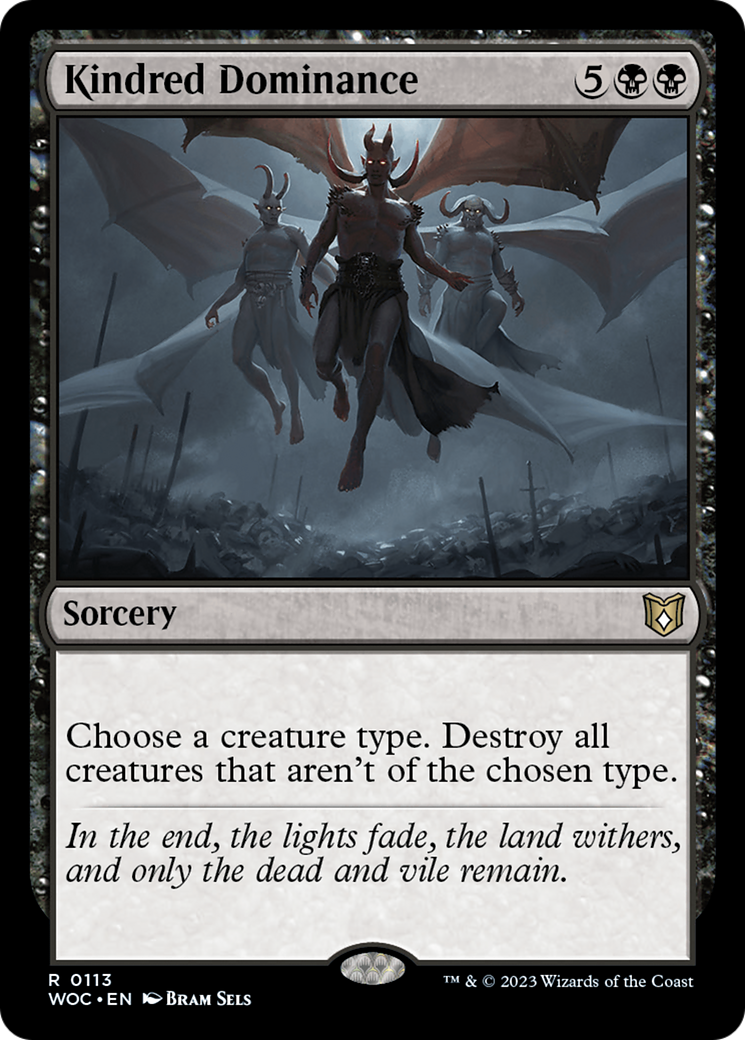 Kindred Dominance (WOC-113) - Wilds of Eldraine Commander - Magic The Gathering