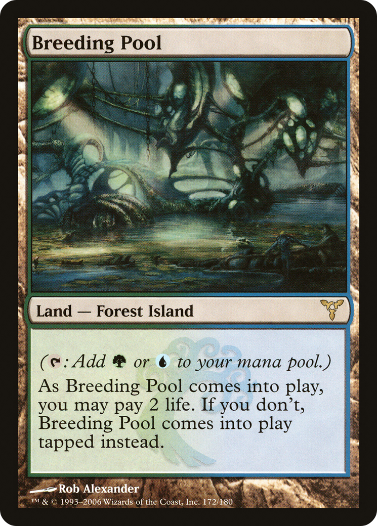 FOIL Breeding Pool (DIS-172) - Dissension - Magic The Gathering