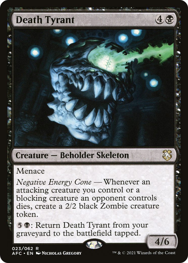 Death Tyrant (AFC-023) - Forgotten Realms Commander - Magic The Gathering