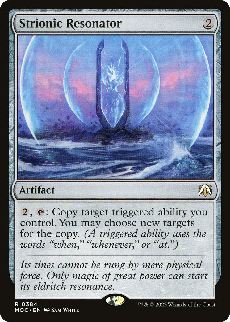 Strionic Resonator (MOC-384) - March of the Machine Commander - Magic The Gathering