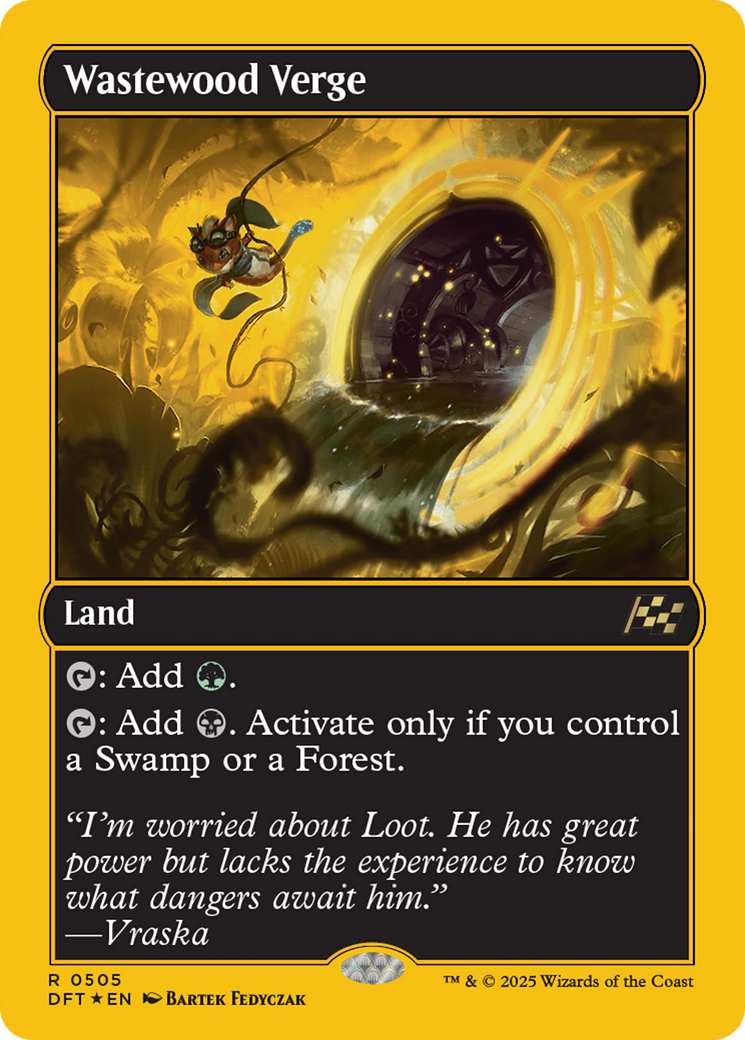 FOIL Wastewood Verge (DFT-505) - Aetherdrift - Magic The Gathering