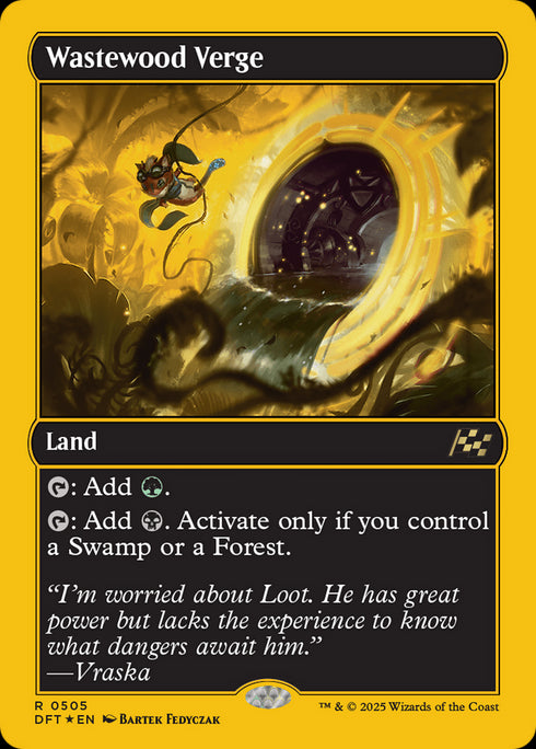 FOIL Wastewood Verge (DFT-505) - Aetherdrift - Magic The Gathering