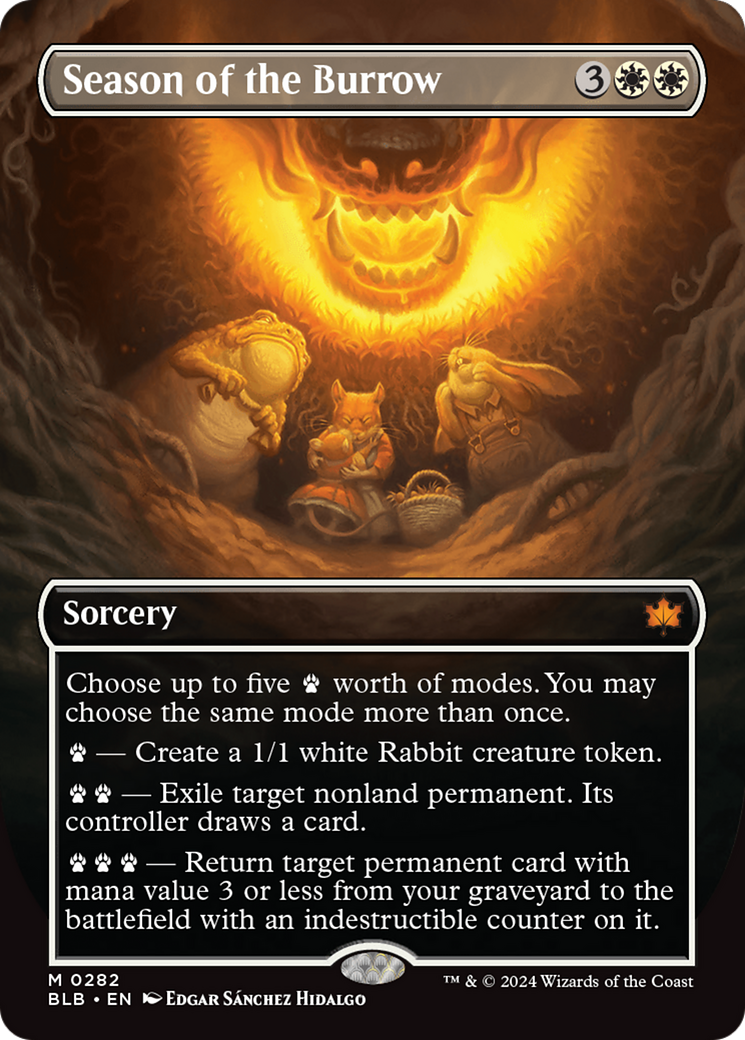 Season of the Burrow (BLB-282) - Bloomburrow - Magic The Gathering