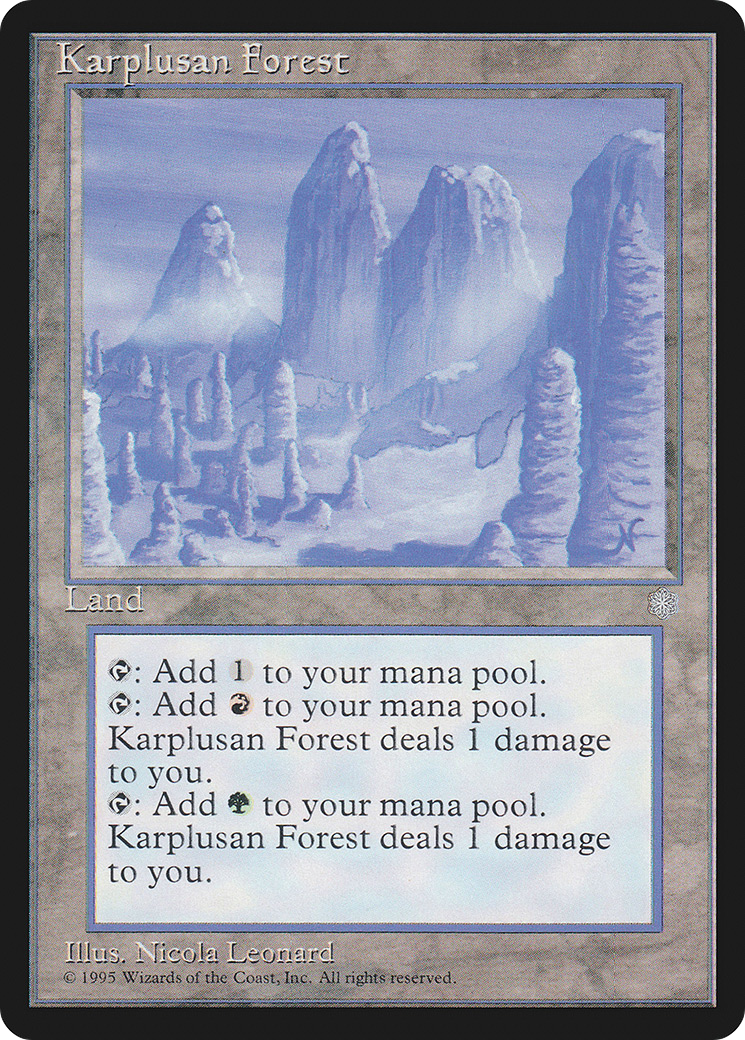 Karplusan Forest (ICE-356) - Ice Age - Magic The Gathering