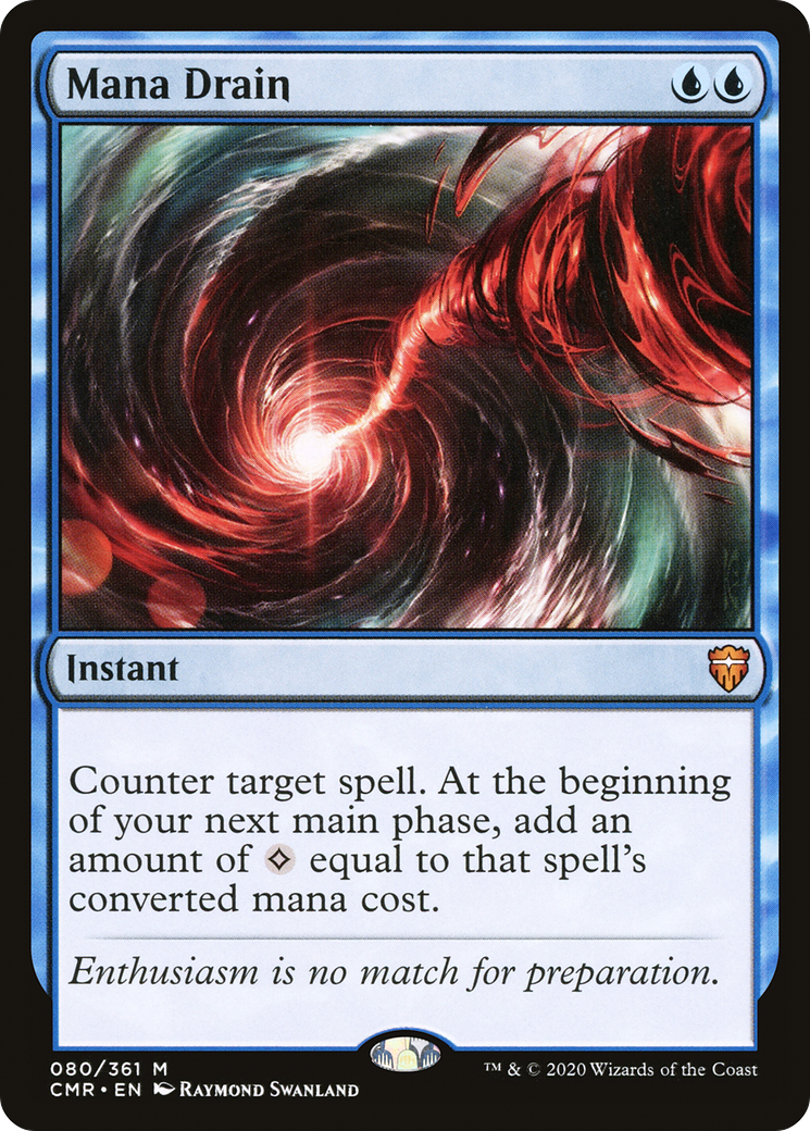 Mana Drain (CMR-080) - Commander Legends - Magic The Gathering