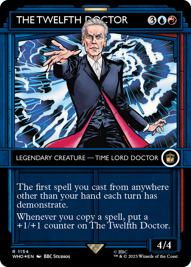 FOIL The Twelfth Doctor (Showcase) (Surge Foil) (WHO-1154) - Doctor Who - Magic The Gathering