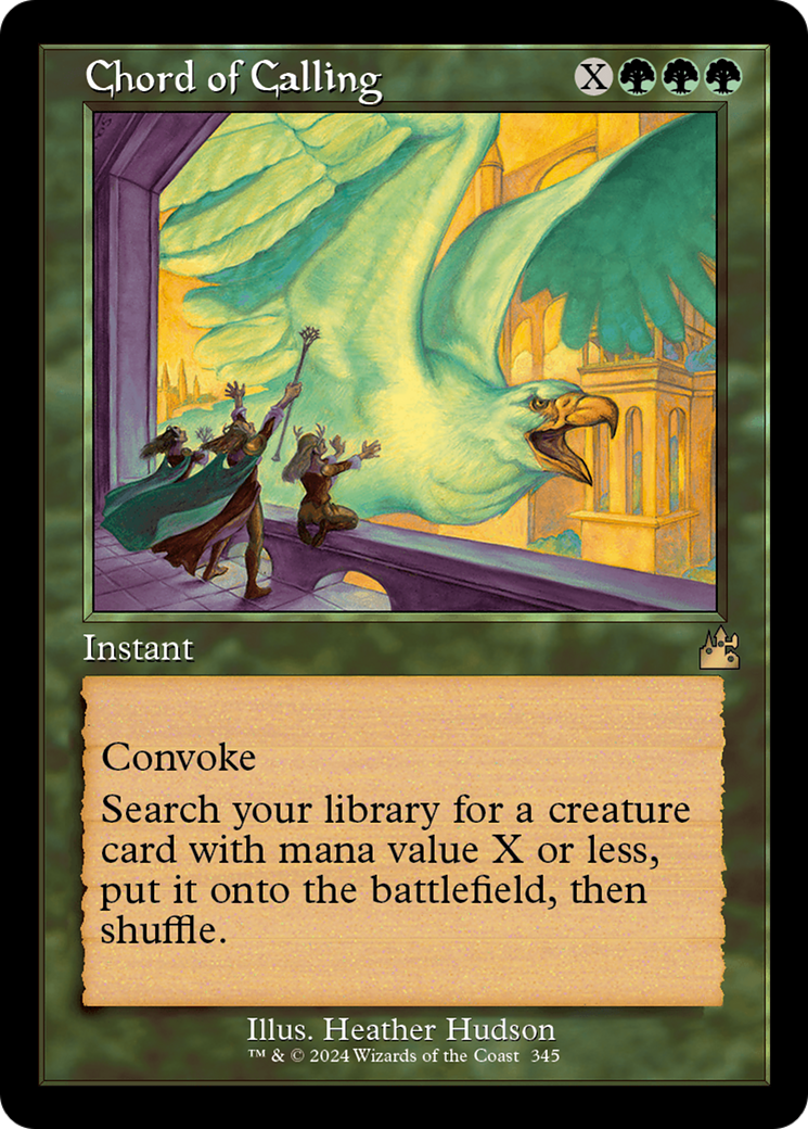 FOIL Chord of Calling (Retro Frame) (RVR-345) - Ravnica Remastered - Magic The Gathering