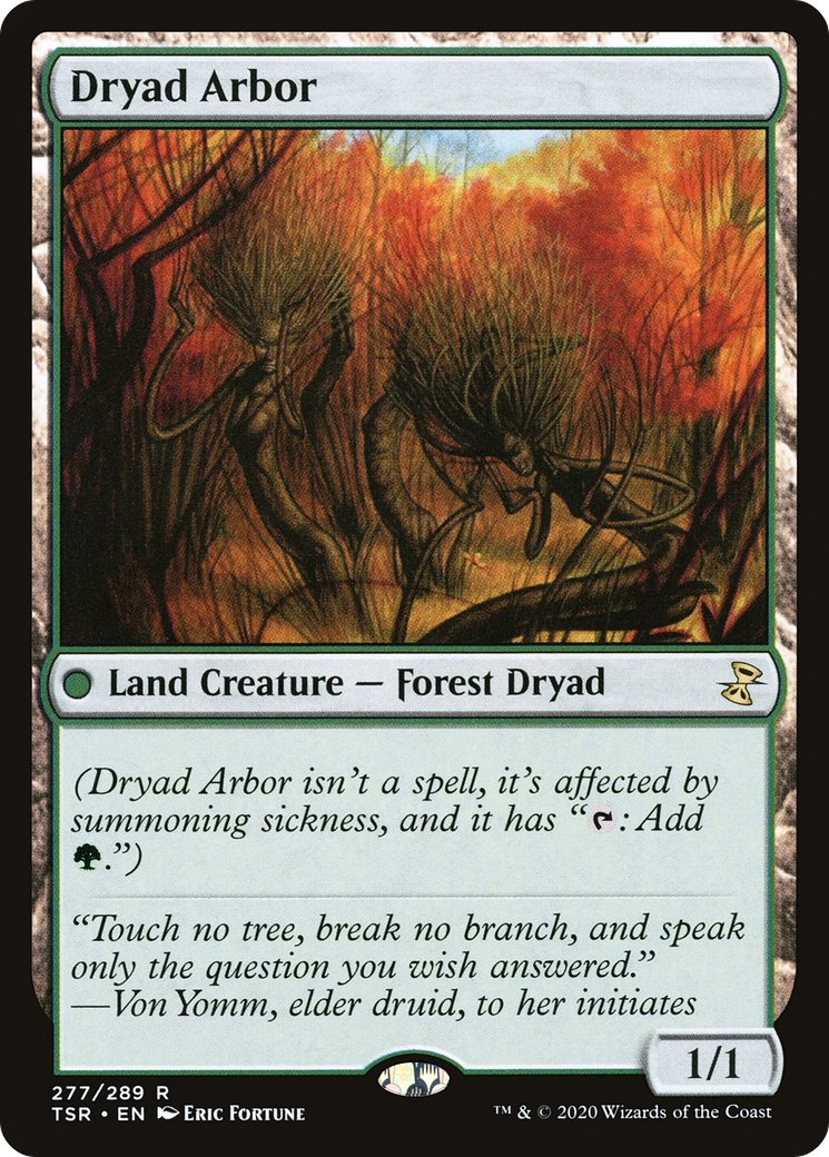 Dryad Arbor (TSR-277) - Time Spiral Remastered - Magic The Gathering