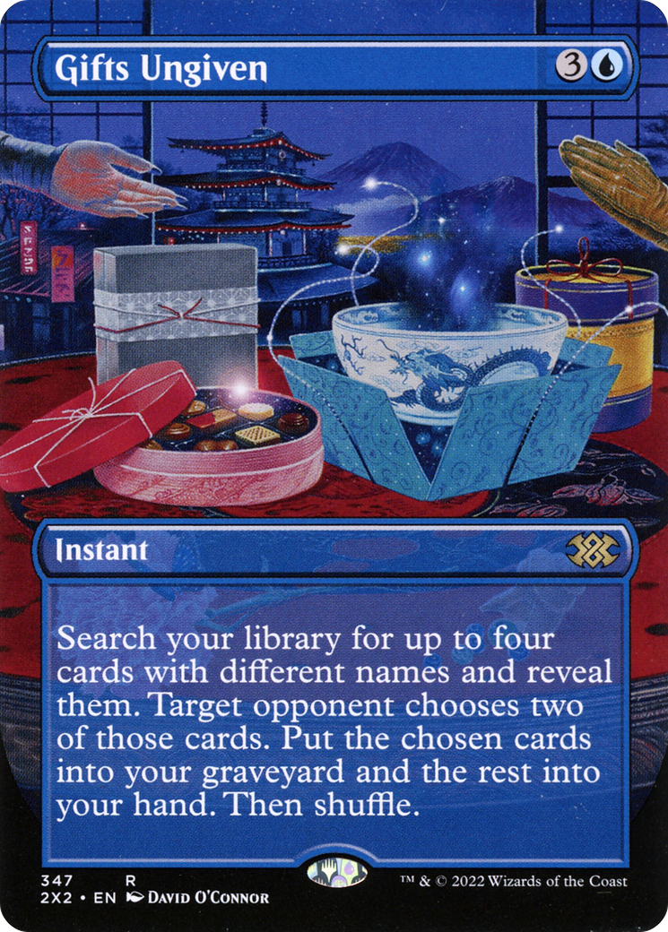 Gifts Ungiven (Borderless) (2X2-347) - Double Masters 2022 - Magic The Gathering