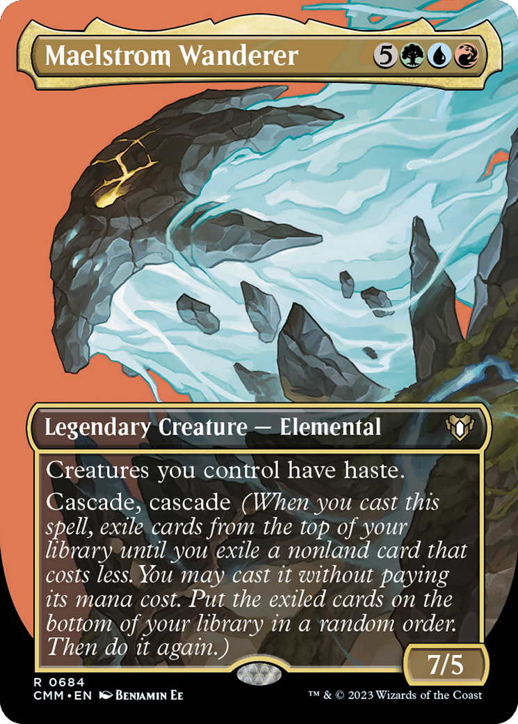 Maelstrom Wanderer (Borderless) (CMM-684) - Commander Masters - Magic The Gathering