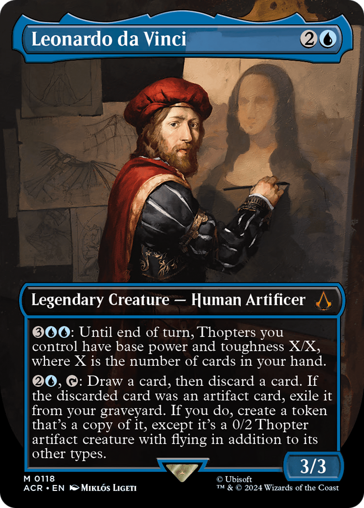 FOIL Leonardo da Vinci (ACR-118) - Assassin's Creed - Magic The Gathering