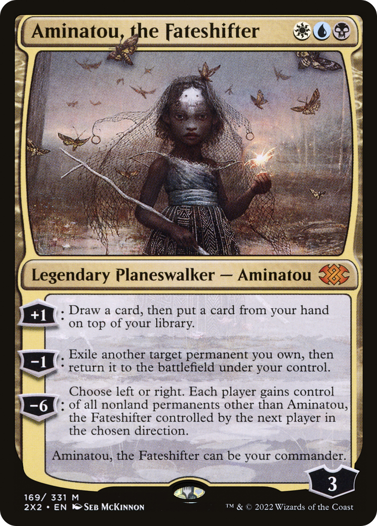 FOIL Aminatou, the Fateshifter (2X2-169) - Double Masters 2022 - Magic The Gathering