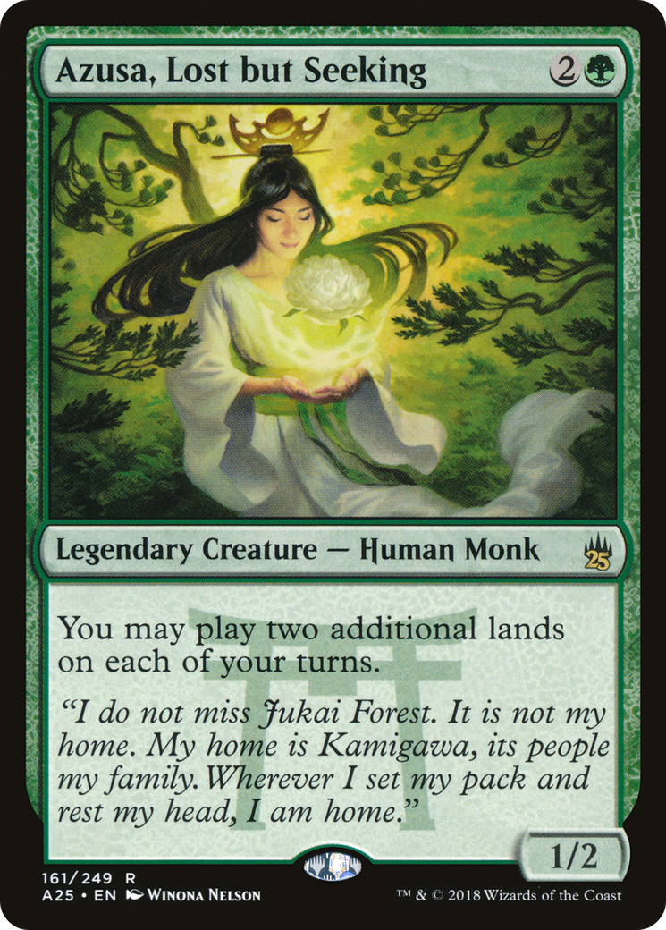 FOIL Azusa, Lost but Seeking (A25-161) - Masters 25 - Magic The Gathering
