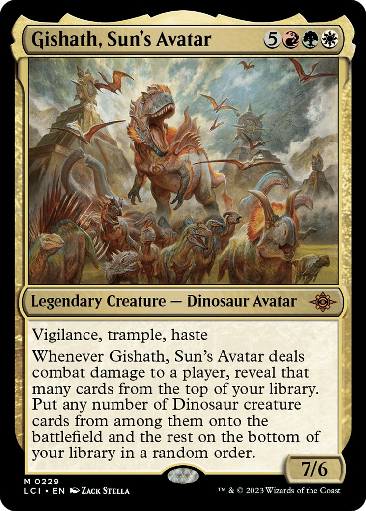 Gishath, Sun's Avatar (LCI-229) - The Lost Caverns of Ixalan - Magic The Gathering